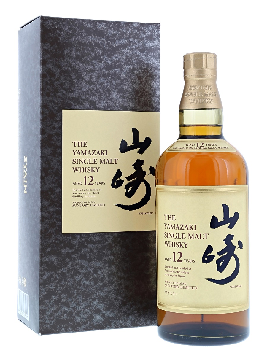 山崎 12年 シングル モルト (化粧箱) 700ml / 43% - 歌舞伎ウイスキー
