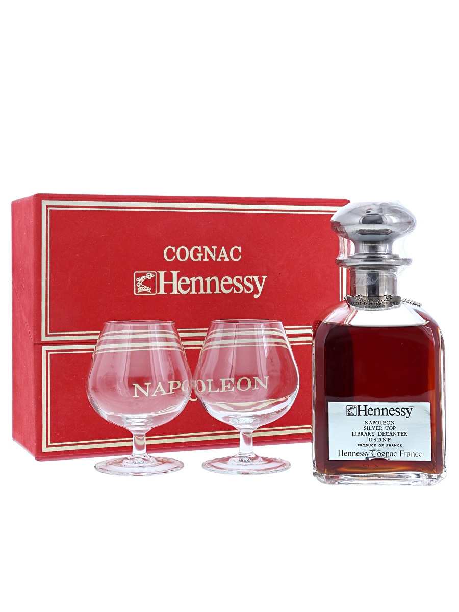Hennessy Napoleon Silber Top Library Decanter 70cl/ 40