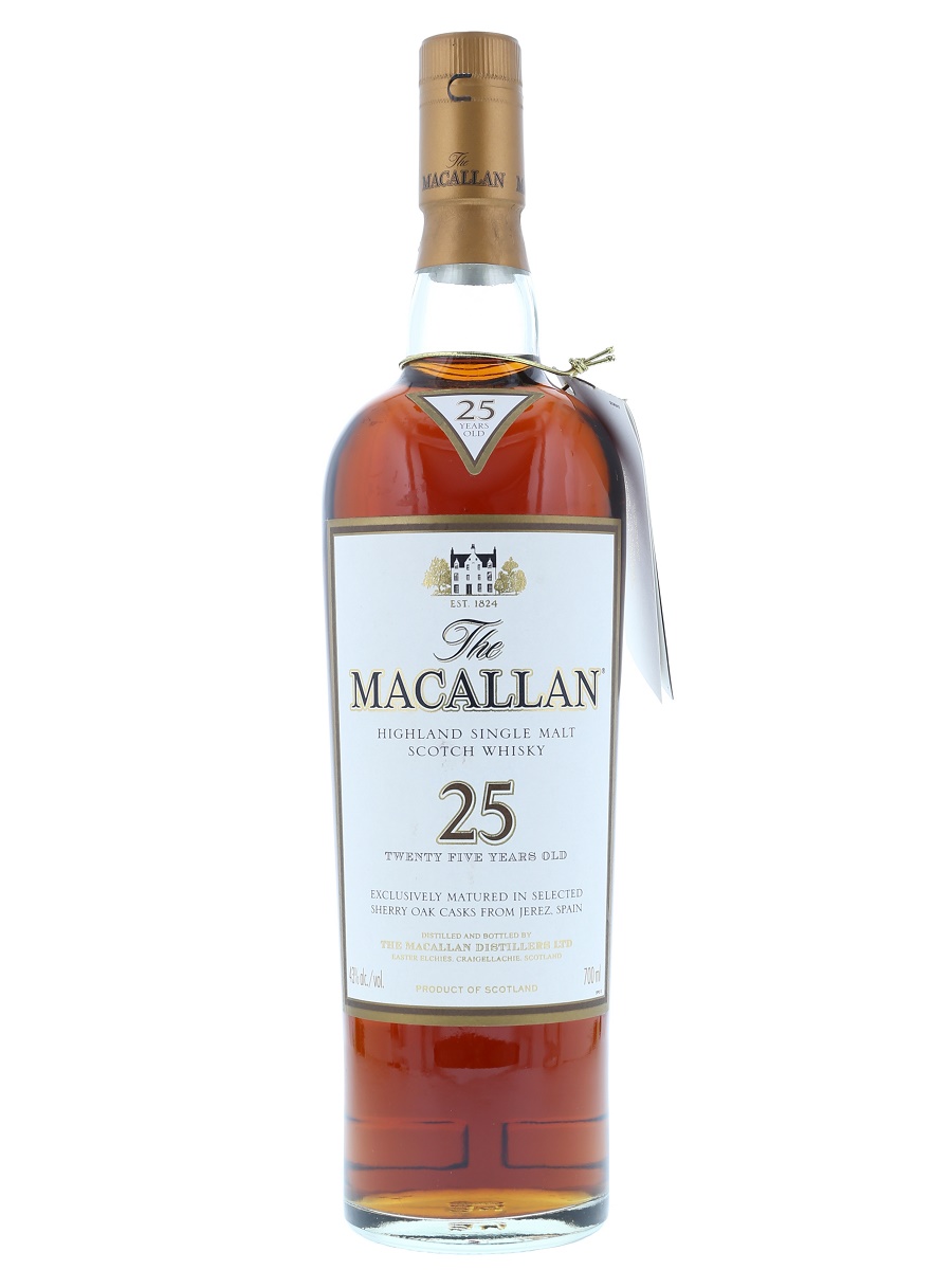 マッカラン 25年 シェリー オーク 旧ボトル 700ml / 43% - 歌舞伎