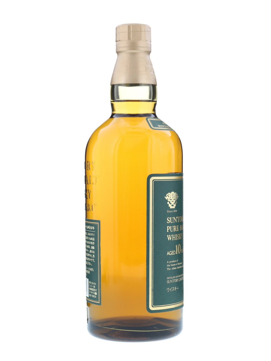 山崎 10年 ピュア モルト 緑ラベル 700ml / 40% - 歌舞伎ウイスキー