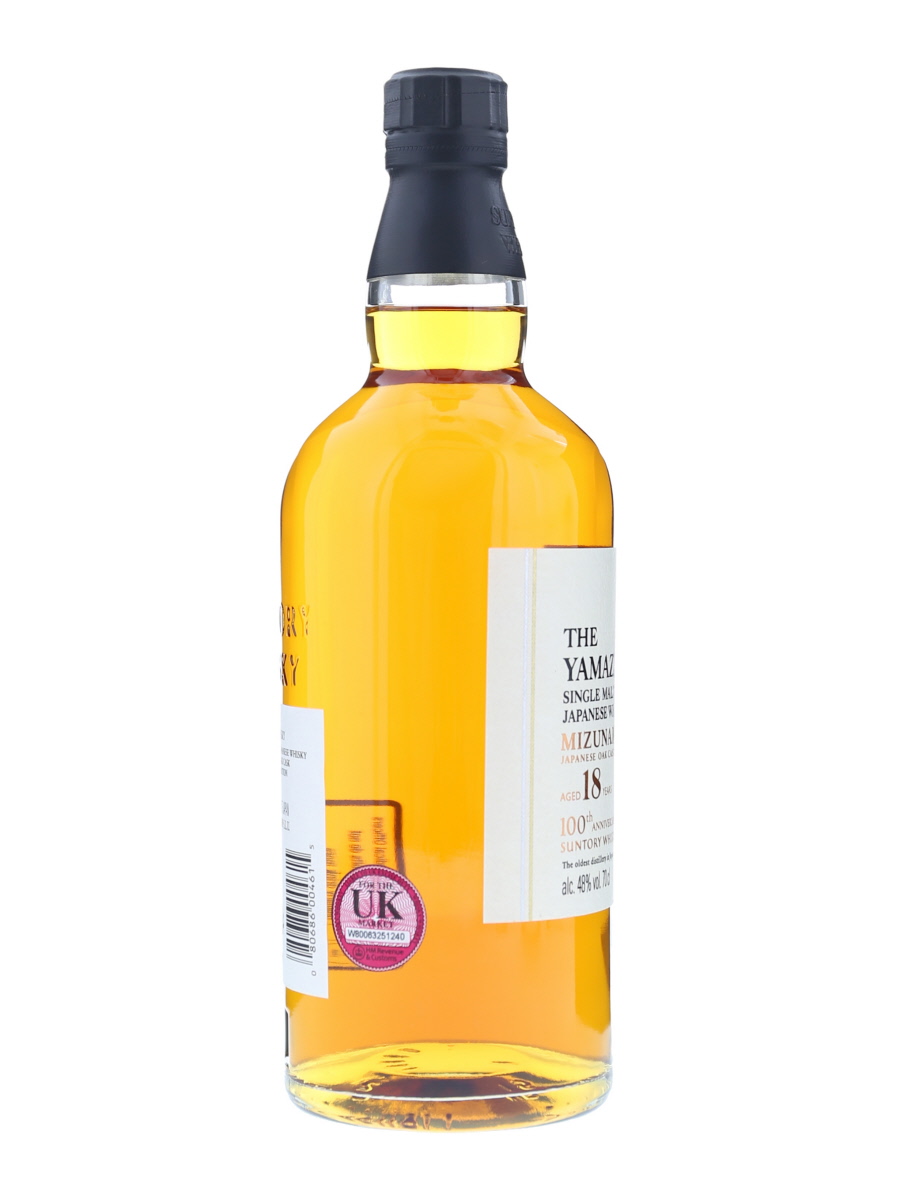 山崎 18年 ミズナラ 100周年 シングルモルト 700ml / 48% - 歌舞伎