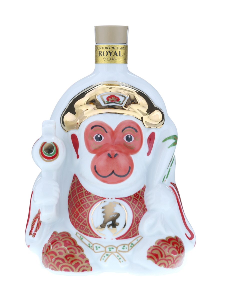 サントリー ローヤル 干支 陶器ボトル 申 600ml / 43% - 歌舞伎