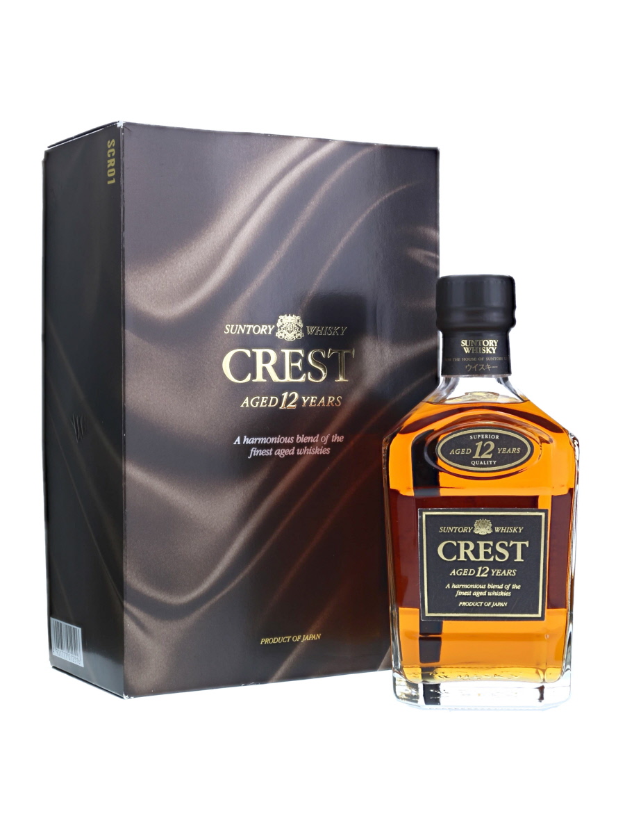 クレスト 12年 旧ボトル 750ml / 43% - 歌舞伎ウイスキー 日本の