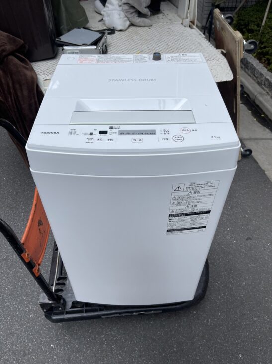 TOSHIBA 全自動洗濯機 AW-45M7 2019年製 4.5㎏