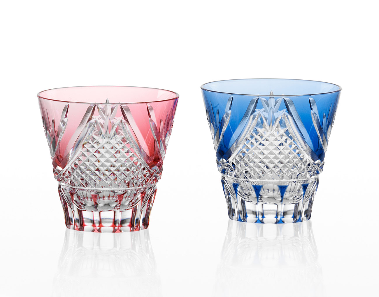 カガミクリスタル 瑠璃 盛鉢 カガミクリスタル 瑠璃 盛鉢 カガミ