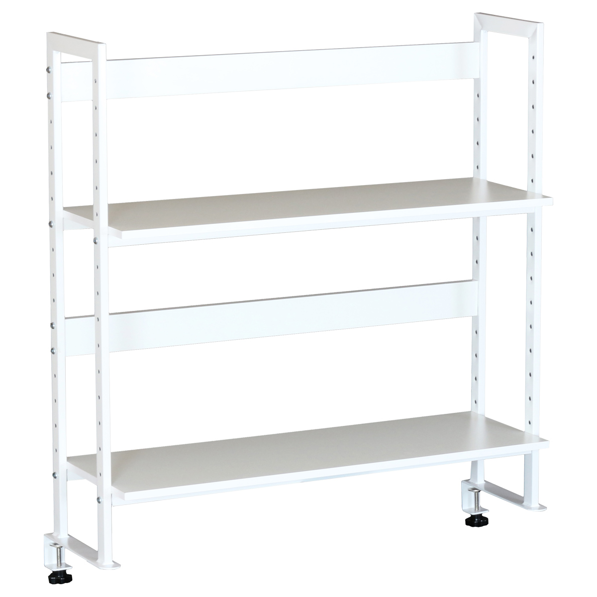 デスクラック2段 幅1000 奥行250 高さ850 HY-13004MH-6 通販 - ワゴン