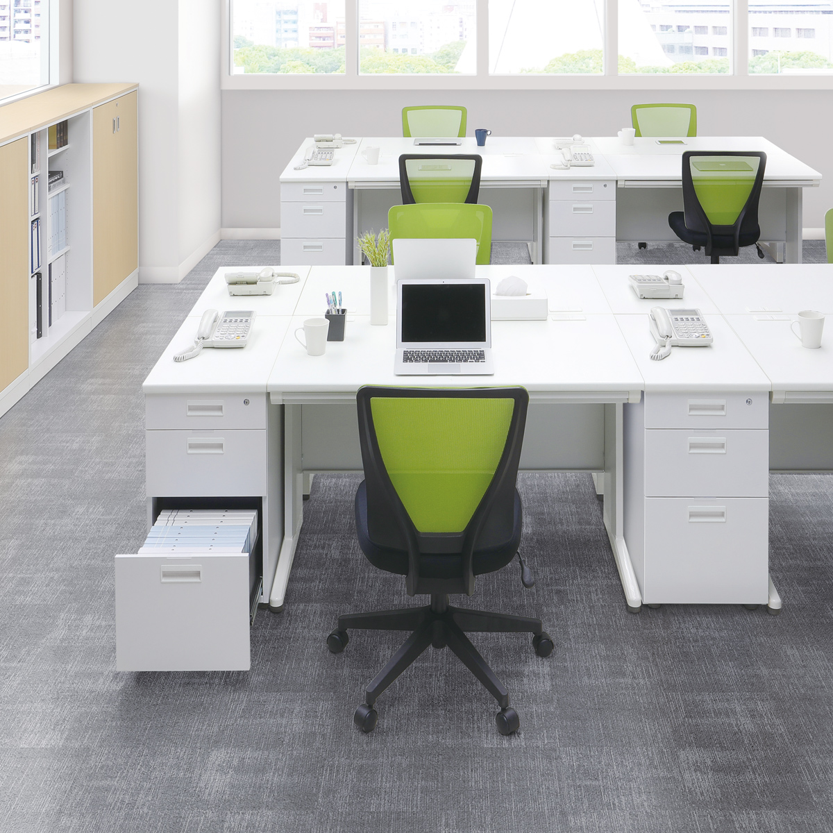 事務用平机 幅1200 奥行700 高さ700 KD-127H 通販 - オフィスデスク