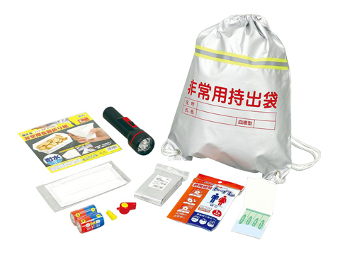 簡易防災セット 9点タイプ 幅335 高さ450 ATC-DP09SET-MC 通販