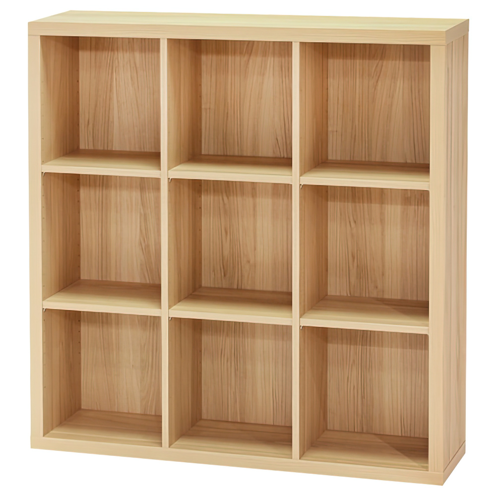 木製3列3段フリーラック SEPシリーズ 幅1100 奥行283 高さ1134 SS