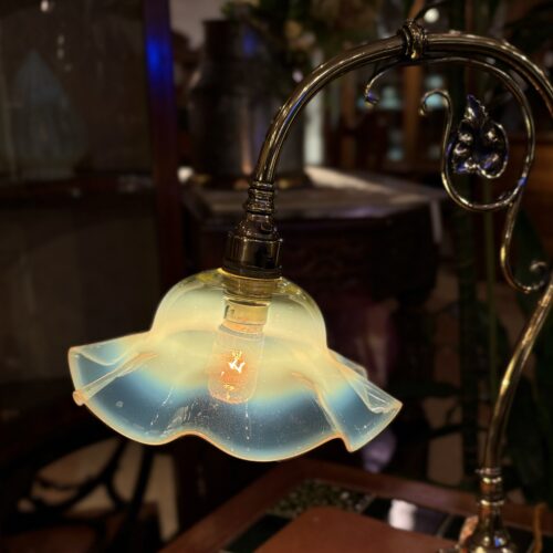 ヴァセリン（ウラン） イギリス 1920年 ランプシェード ガラス