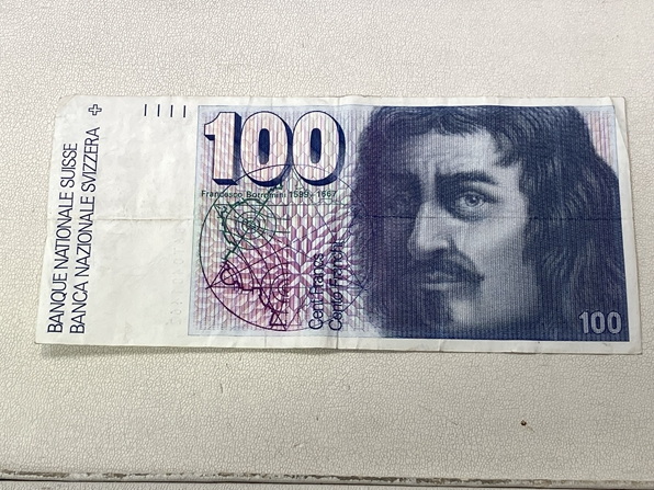 他店・銀行で断られた古い紙幣も両替可＞スイスフラン 80年代 旧紙幣