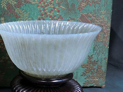 中国骨董品 玉杯 玉製品 - 掛軸買取 古美術永澤