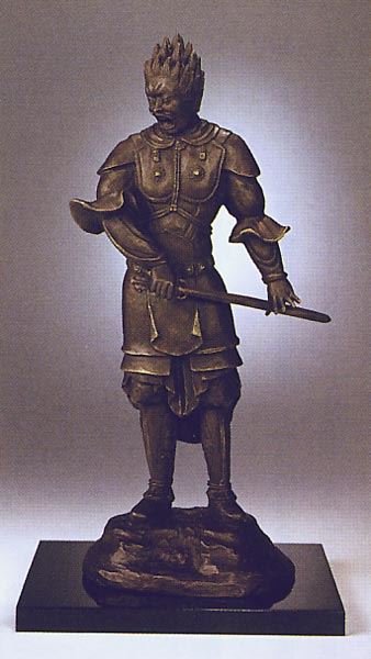 国宝十二神将 伐折羅大将（ばさら） ブロンズ像（複製） 送料無料 商品