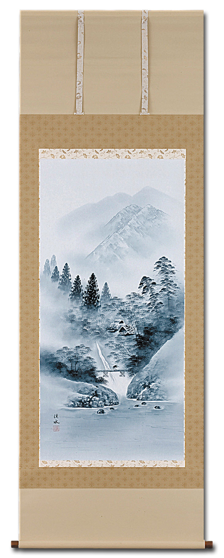 掛軸『藤原公御像』酒井田海月作 絹本肉筆 二重箱 J114 掛軸『藤原公御