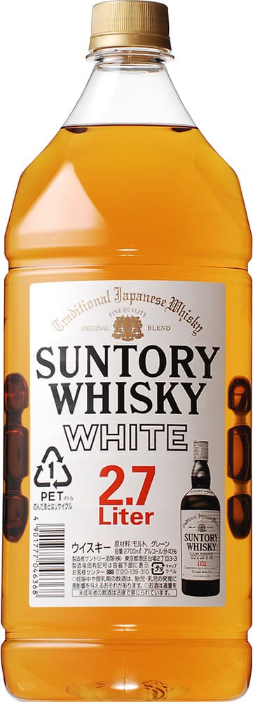 サントリー ホワイト 2.7Lペット｜格安・安いお酒の通販／配達ならカクヤス