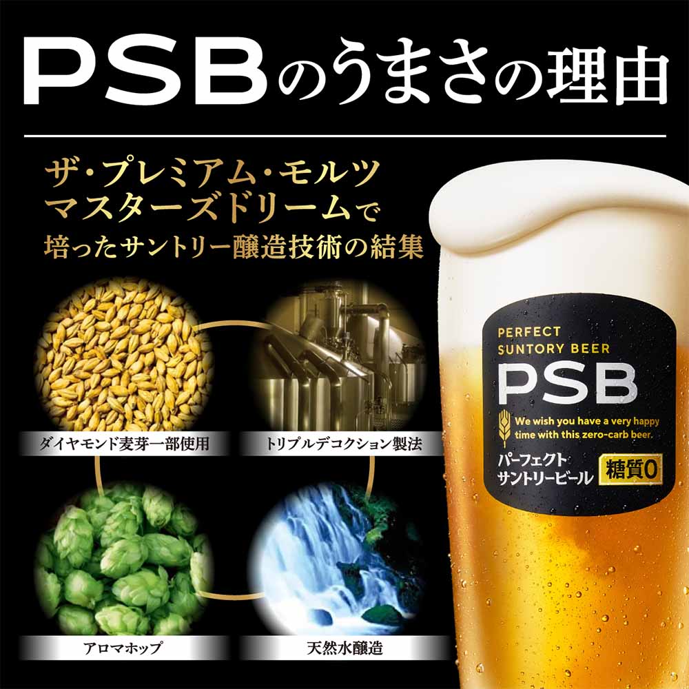 パーフェクトサントリービール ビタリスト マルエフ エビス ブランデー