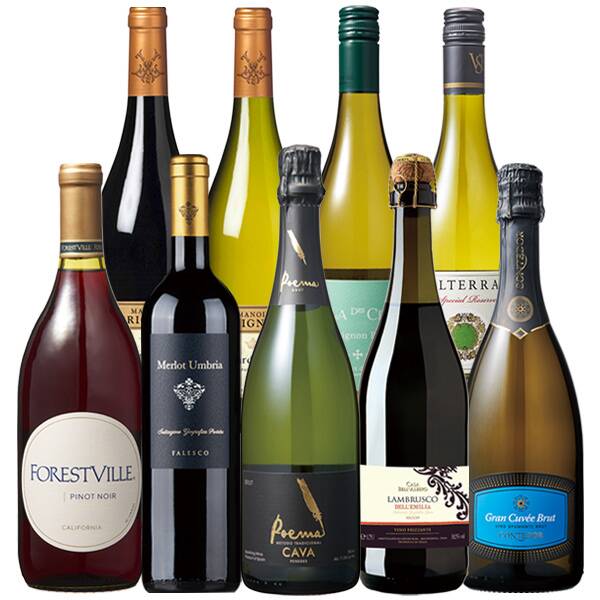お酒】デイリーワイン赤白泡 厳選9本セット - カルディコーヒー