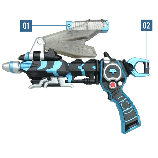 ドレイクゼクター | 仮面ライダー図鑑 | 東映