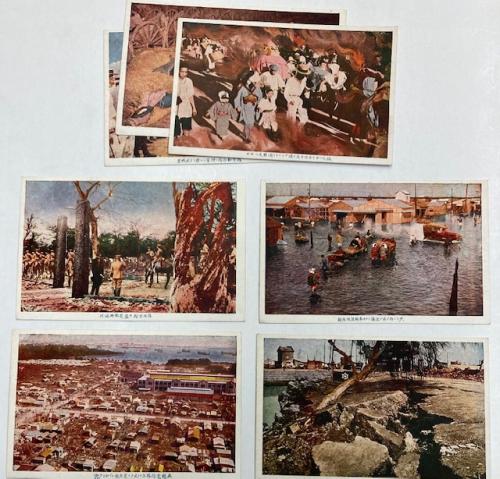 金沢書店 / (絵葉書)関東大震災後の東京 7枚