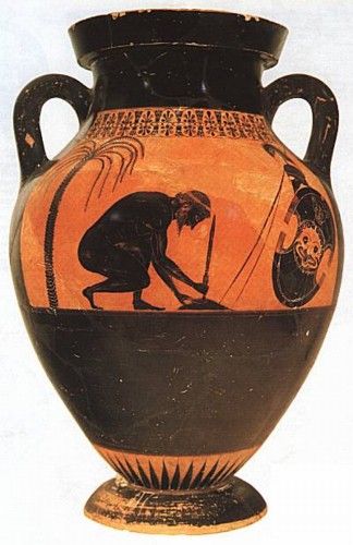 ギリシア ギリシャ 古代 黒絵式 黒像式 壺 ギリシア ギリシャ 古代 黒絵式