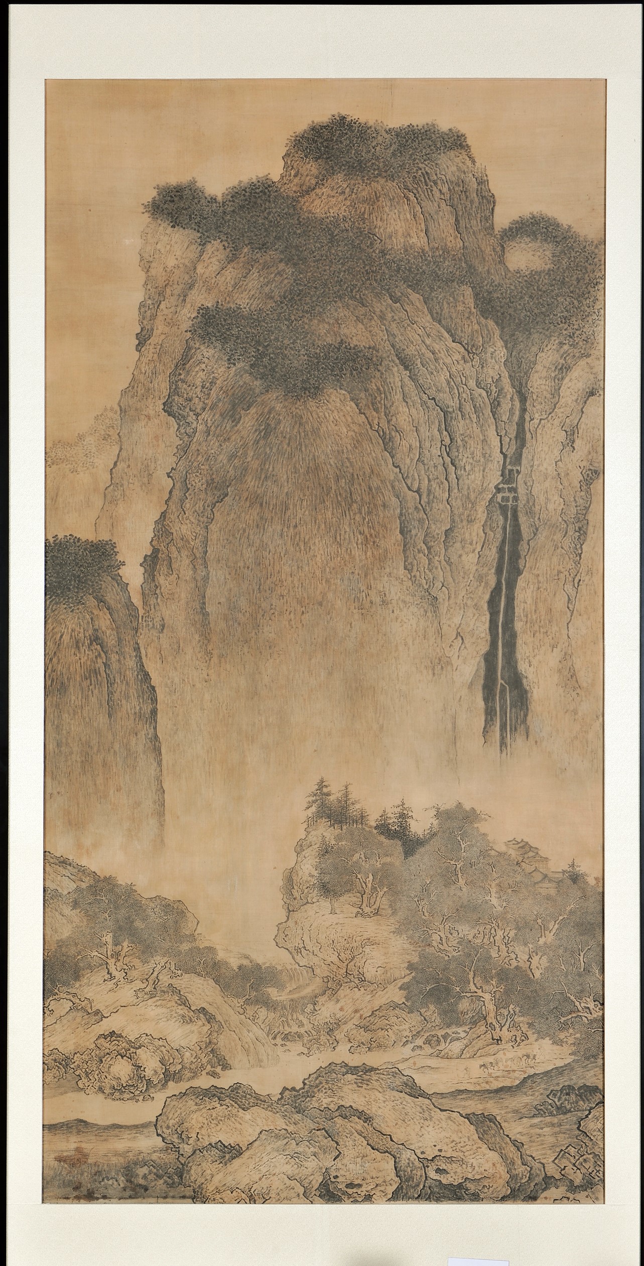 台北故宮博物院蔵「谿山行旅図」模写 | 京都市立芸術大学