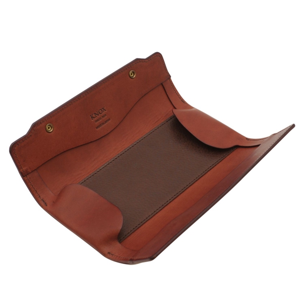 ペンケース オーセン【ダークブラウン】本革 最高級モデル 日本製