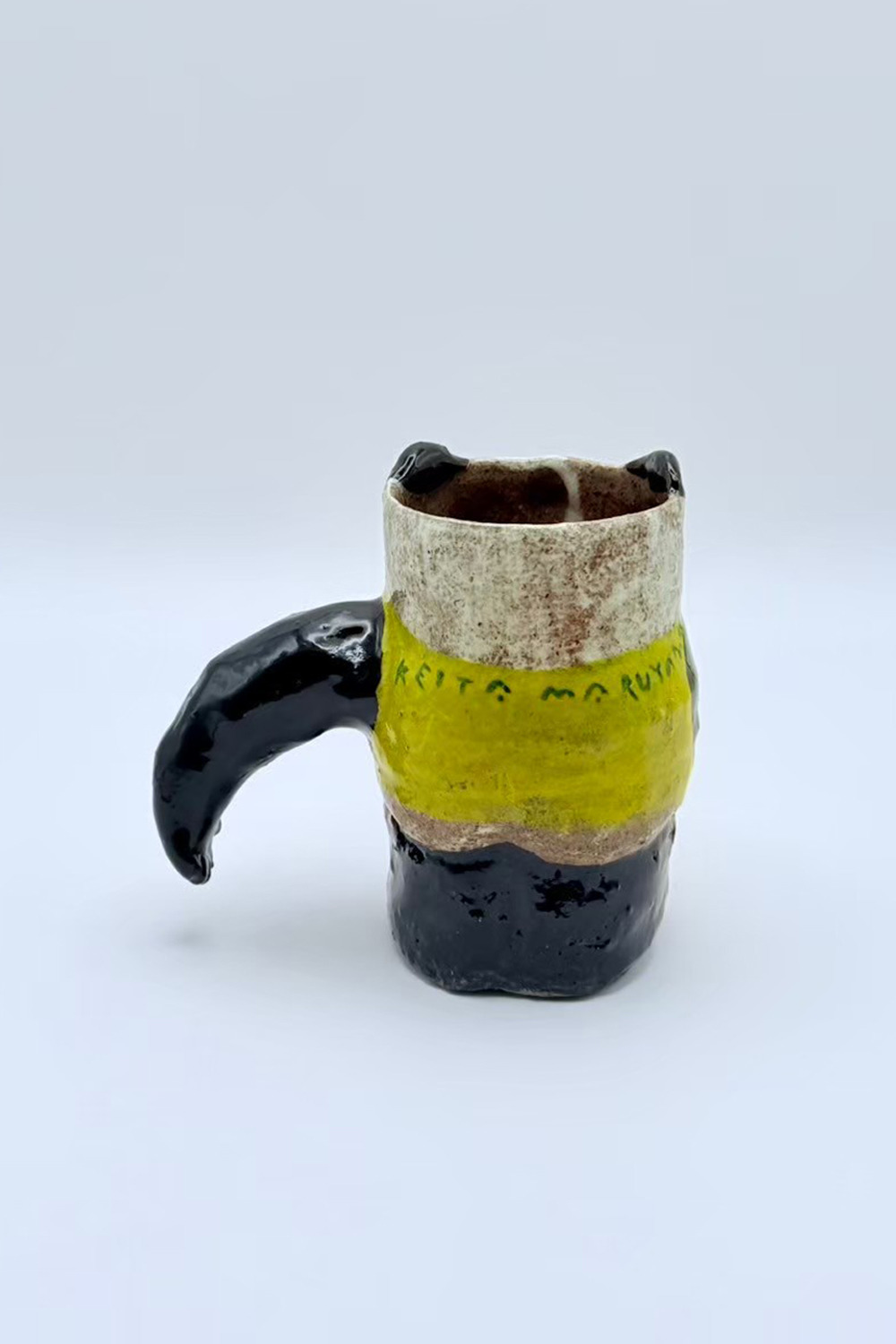 た*ぬ様 増田光さん クマ型陶器マグカップ MASUDA HIKARI た*ぬ様 増田