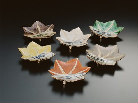 色変立田川向付｜吉兆庵美術館