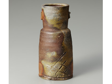 備前耳付花入｜吉兆庵美術館