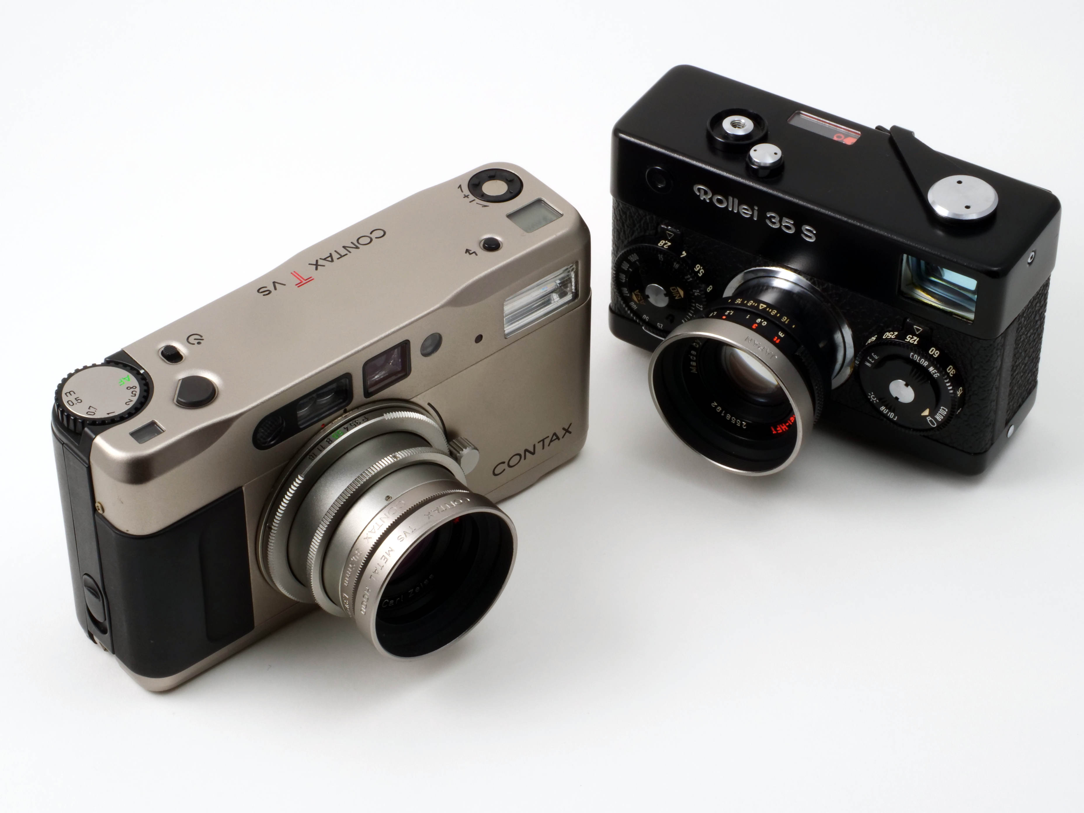CONTAX Tvs フィルムカメラ データバック、ケース付き CONTAX TVS