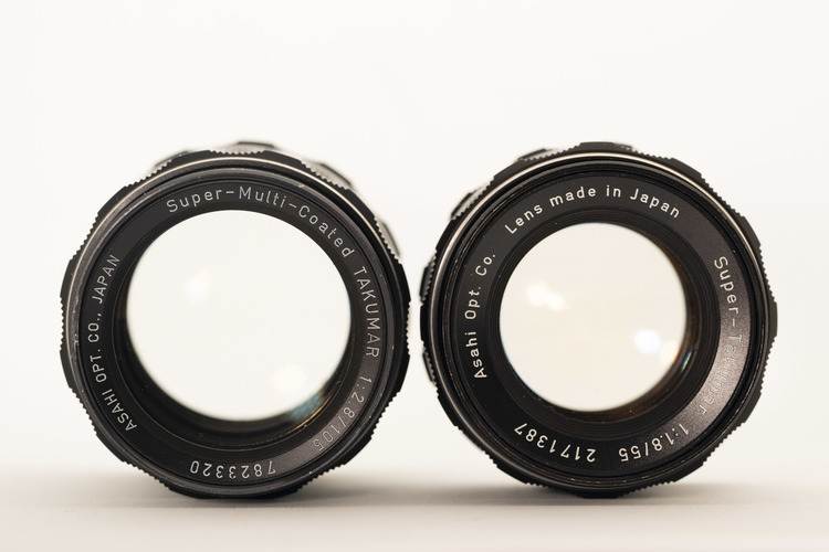 カメラ レンズ アサヒペンタックス f2.4 105ミリ 付属品付き