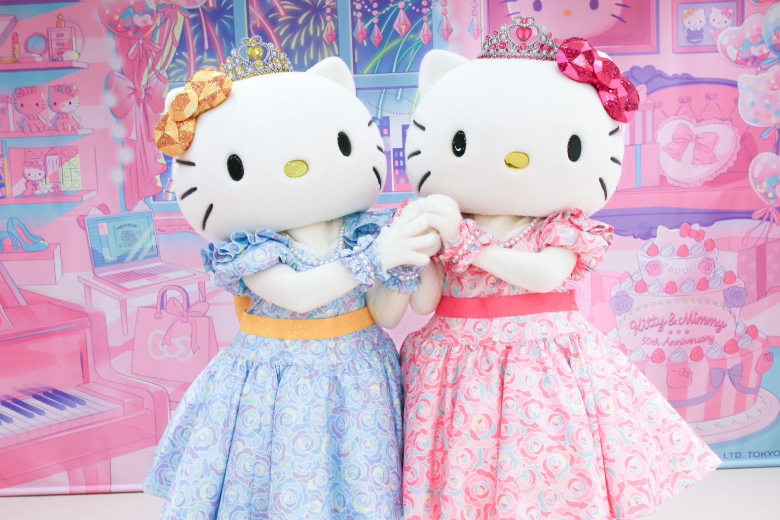 サンリオピューロランド ハローキティ50周年 マスコット キティ