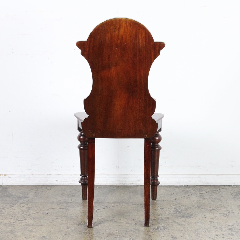 イギリス アンティーク マホガニー ホールチェア | キヤアンティークス