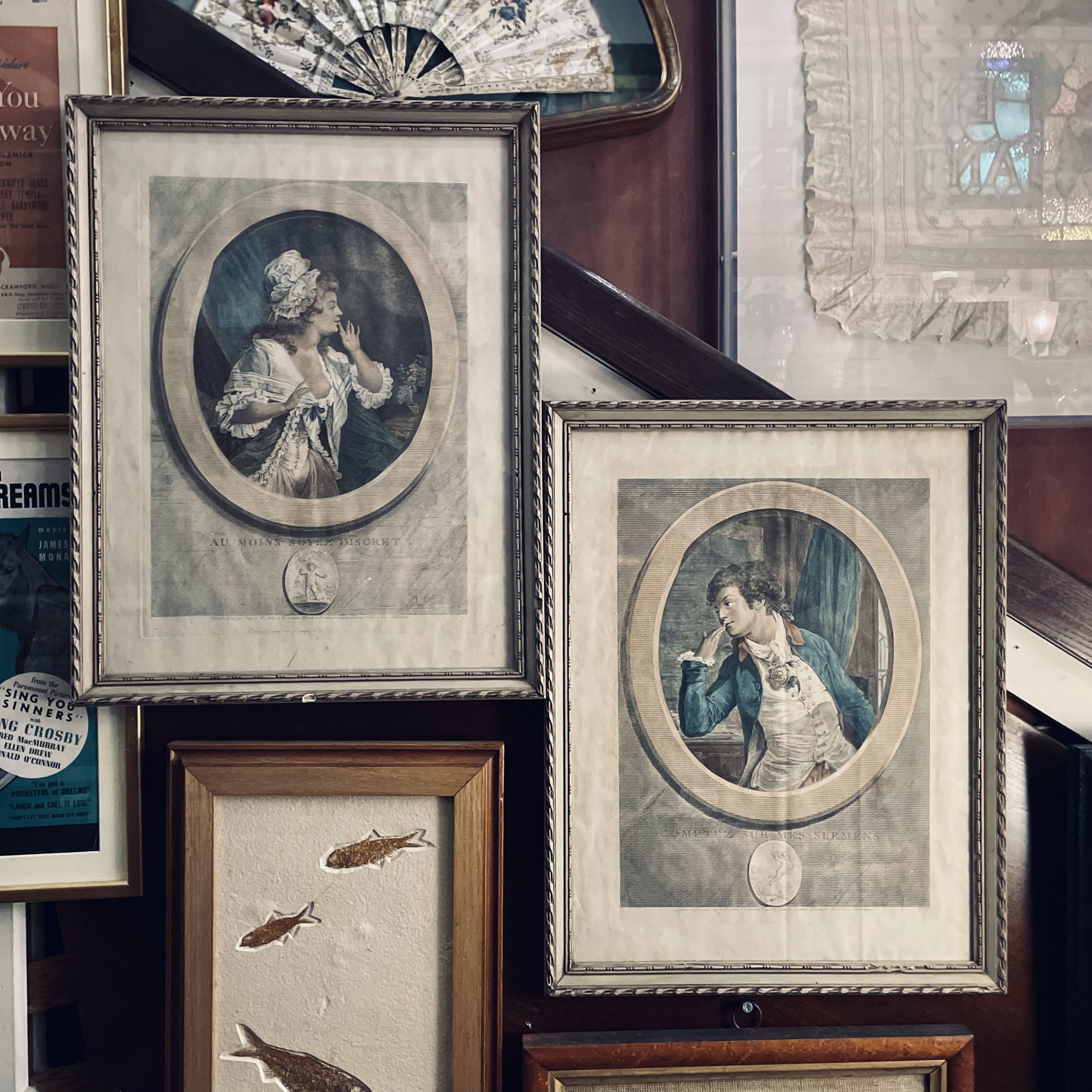 フランス製アンティーク エッチングフレーム | キヤアンティークス