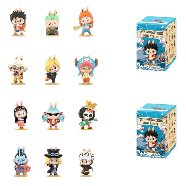POP MART Labubu The Monsters X One Piece Series Single Mystery Box