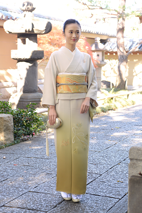 銀座【着物2739】人間国宝 福田喜重作 訪問着 (落款入) – 銀座きもの青木