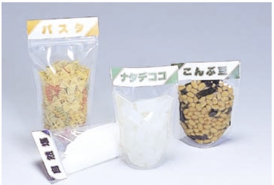 福助工業】ナイロンポリ Cタイプ No.8（スタンディングチャック袋）