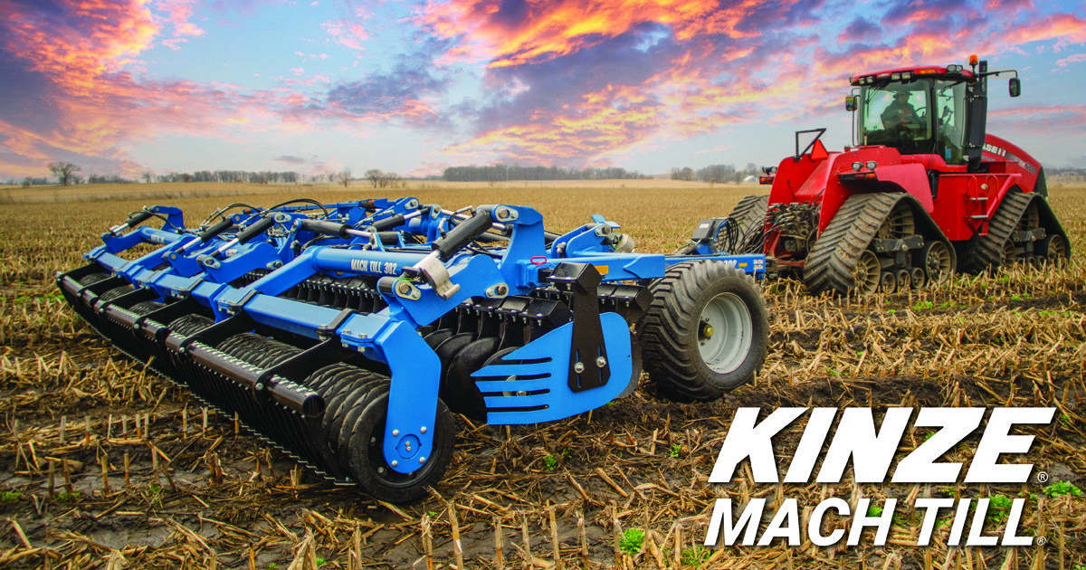 Mach Till – Kinze's Hybrid, High-Speed Disk Tillage