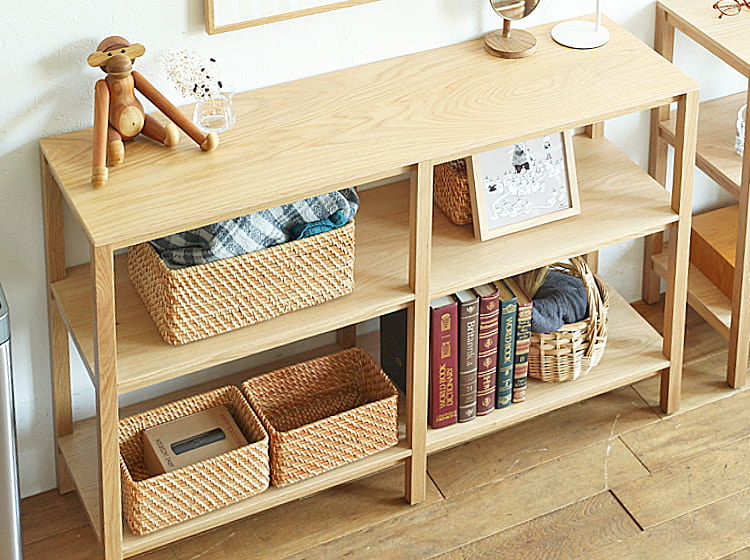 オープンシェルフ form（フォーム）ナチュラル 120cm｜北欧