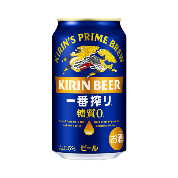 キリン一番搾り 糖質ゼロ 350ml 缶｜商品・品質情報（お酒）｜キリン