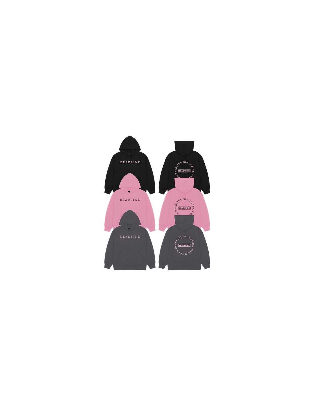BLACKPINK DEADLINE Goods - ROUND LOGO HOODIE kpoptown.com