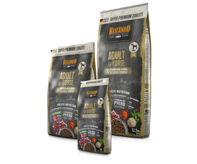 Belcando: Bezobilné granule pro psy s koňským masem - Krmím Kvalitně