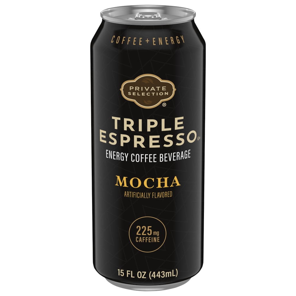 Private Selection® Mocha Triple Espresso Iced Coffee Can, 15 fl oz