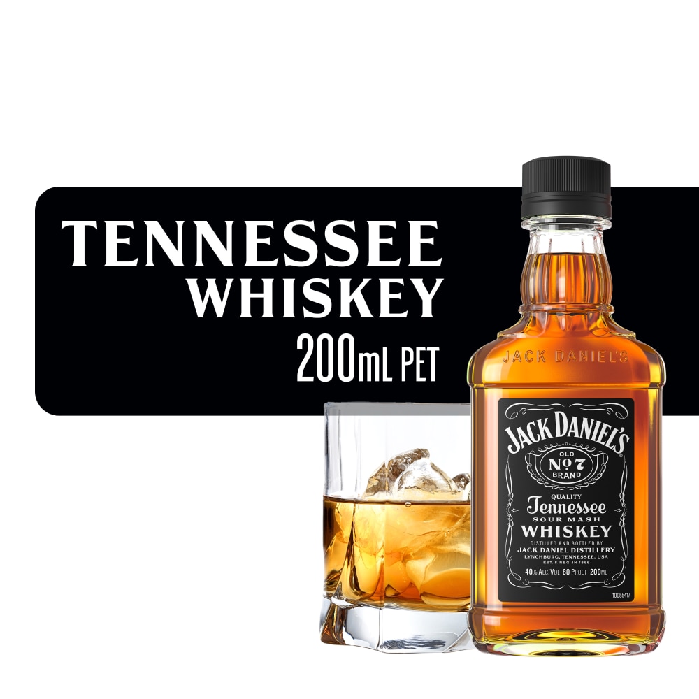 Jack Daniel's Old No. 7 Tennessee Whiskey, 200 mL - Smith's Food
