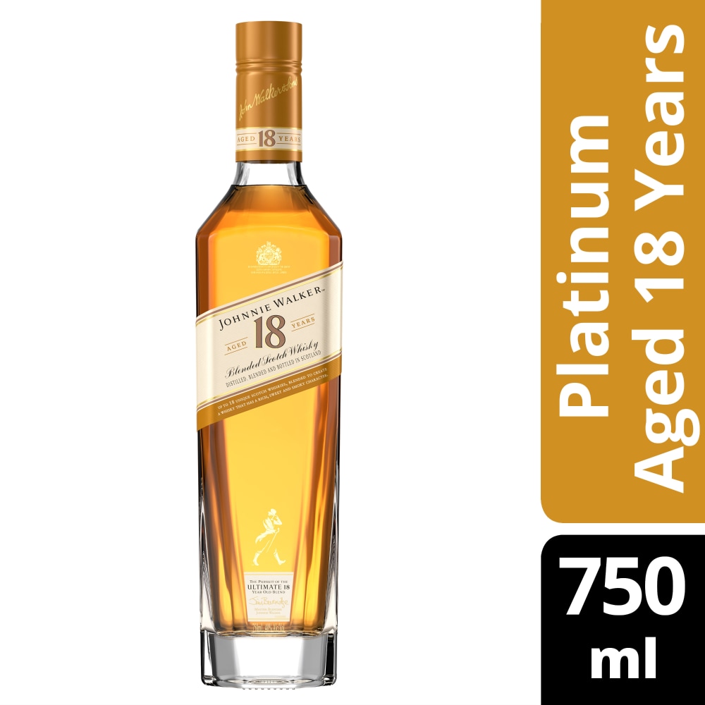 Johnnie Walker Aged 18 Years Blended Scotch Whisky, 750 mL - Ralphs