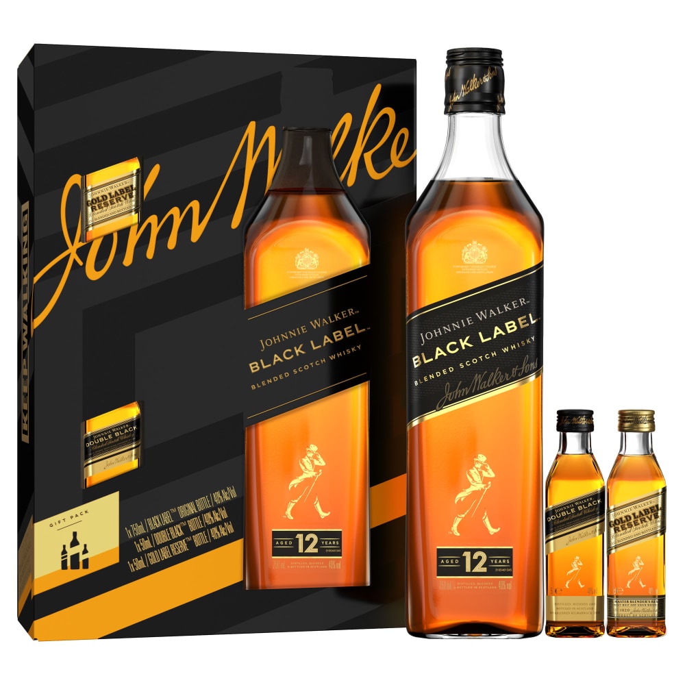Johnnie Walker Whisky - Blended Scotch JW Black Label, 850 mL
