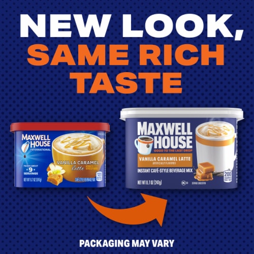 Maxwell House International Vanilla Caramel Latte Instant Coffee
