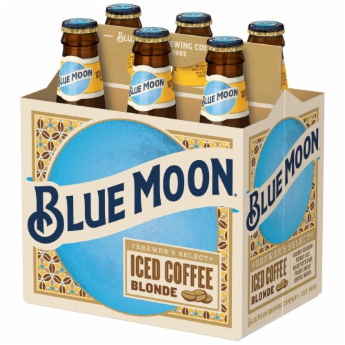 Blue Moon® Iced Coffee Blonde Wheat Ale Beer, 6 bottles / 12 fl oz