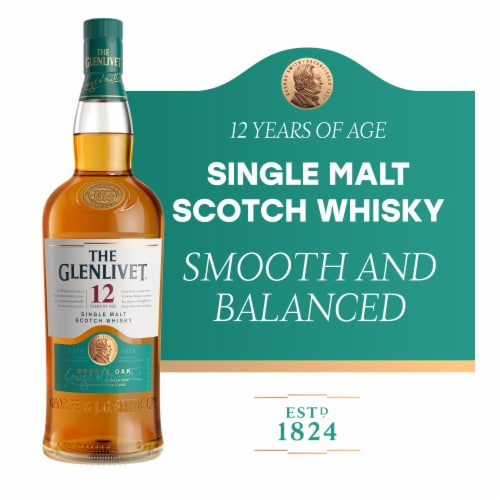 The Glenlivet Aged 12 Years Single Malt Scotch Whisky, 750 ml