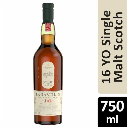 Lagavulin 16 Year Old Islay Single Malt Scotch Whisky, 750 mL